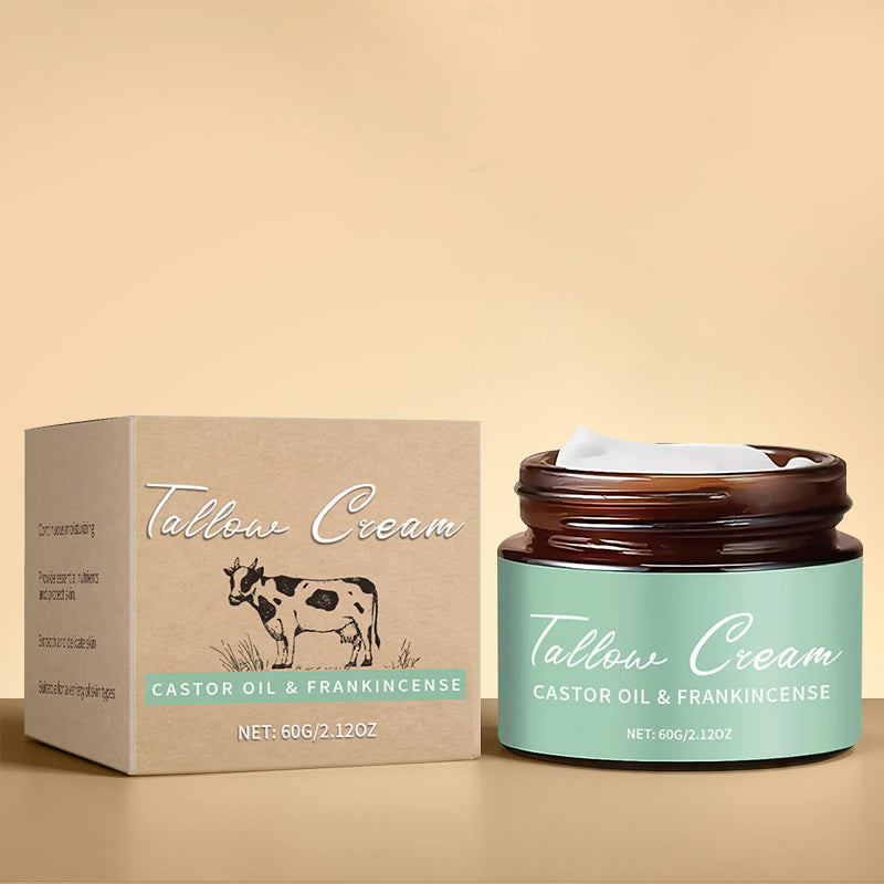 CASTOR OIL & FRANKINCENSE Tallow Cream - HaiyiBeauty