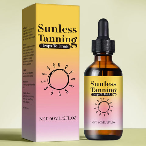 Gouttes de bronzage sans soleil