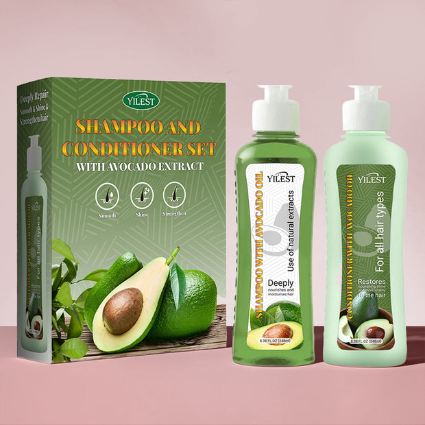 YILEST Avocado Shampoo Conditioner - HaiyiBeauty
