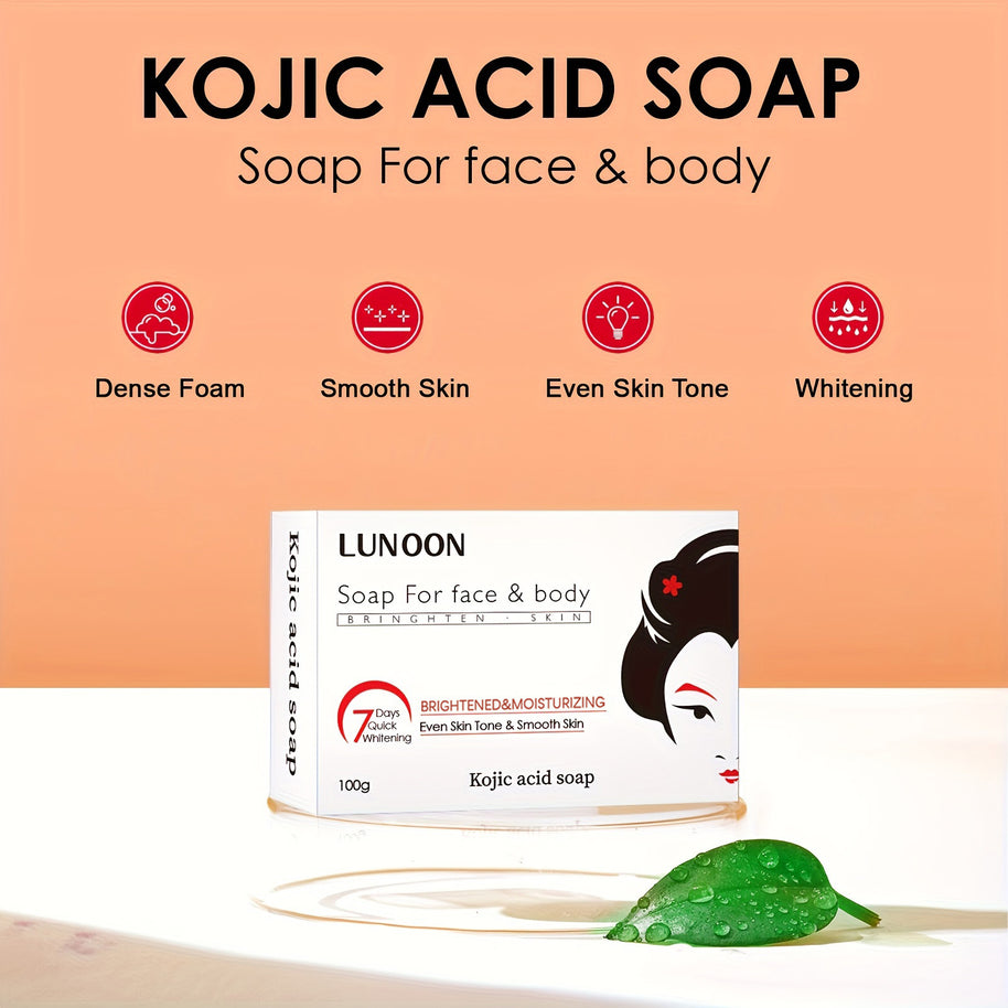 LUNOONK Kojic Acid Soap - HaiyiBeauty