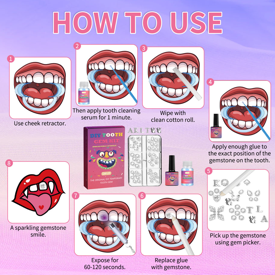Dimot Tooth Gem Set - HaiyiBeauty
