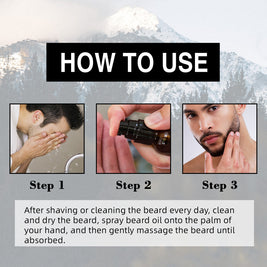 YILSET Men's Beard Essential Oil - HaiyiBeauty