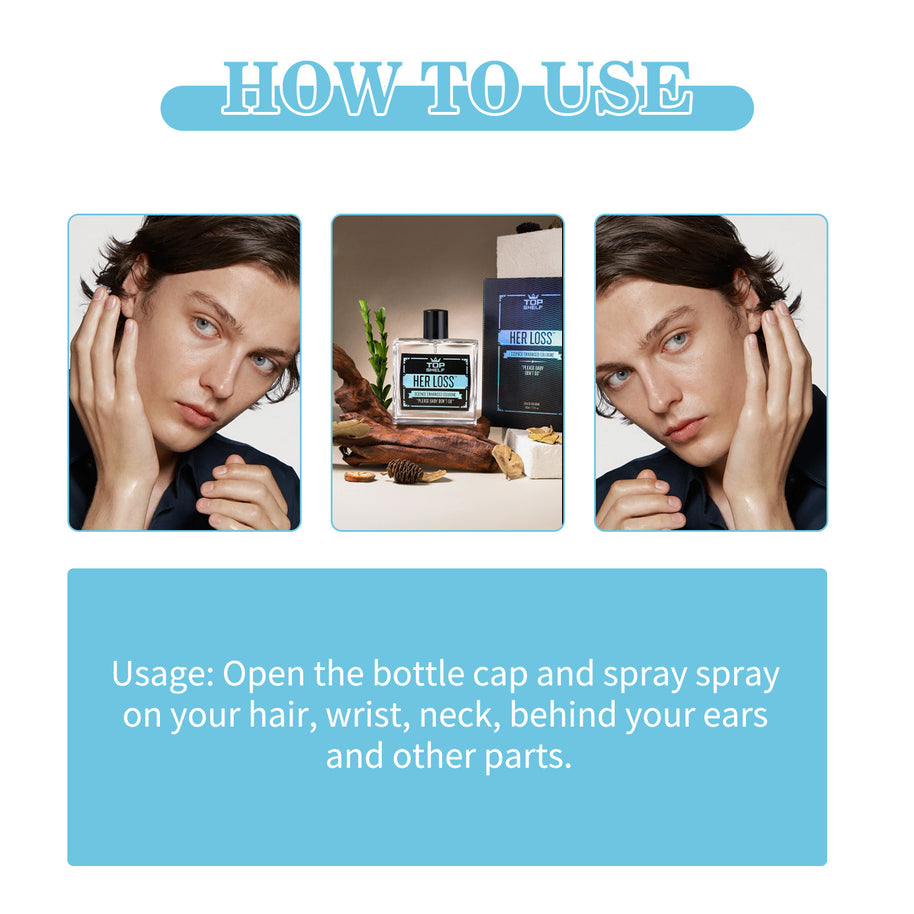 TOPSHELF Men's Pheromone Perfume - HaiyiBeauty