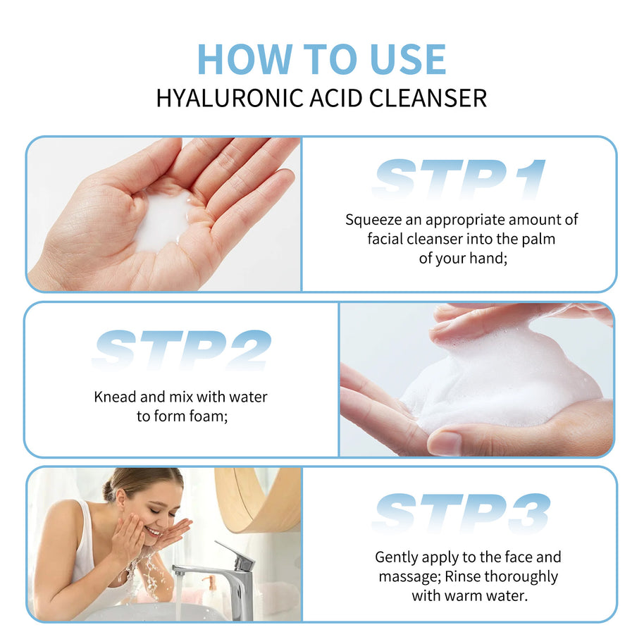 GROEI Hyaluronic Acid Cleanser - HaiyiBeauty