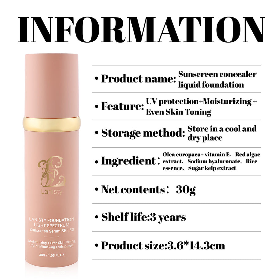 LANISTY Long-lasting Waterproof Moisturizing Concealer - HaiyiBeauty