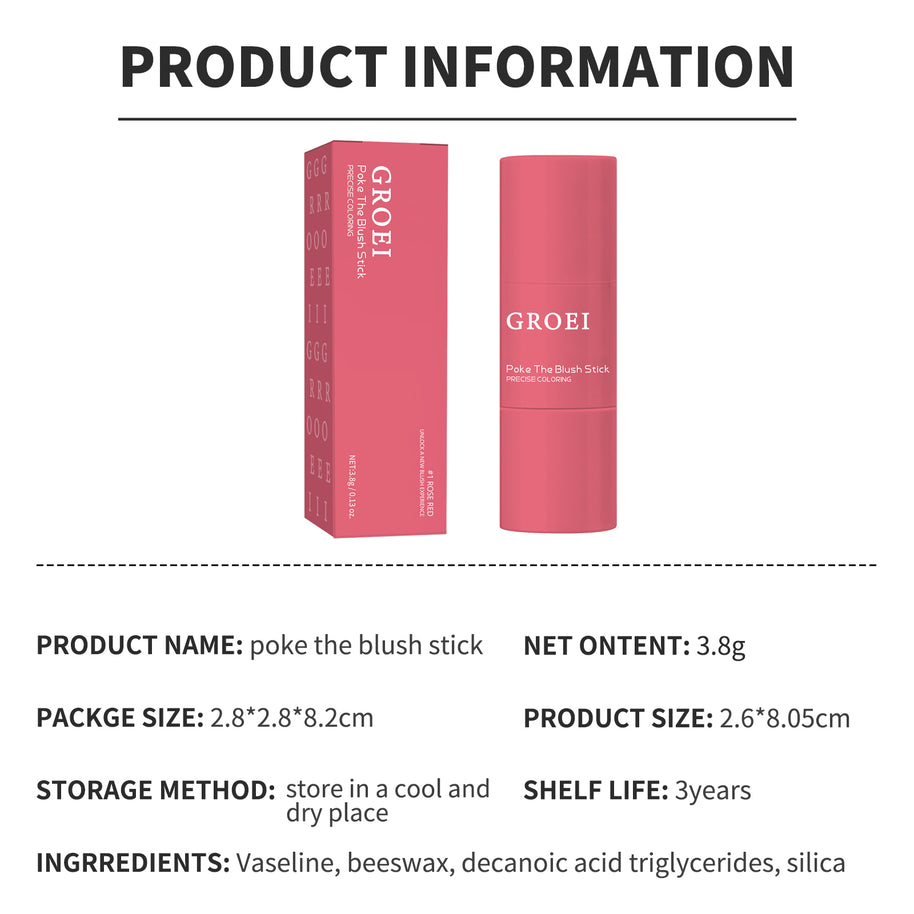 GROEI Poke Blush Stick - HaiyiBeauty