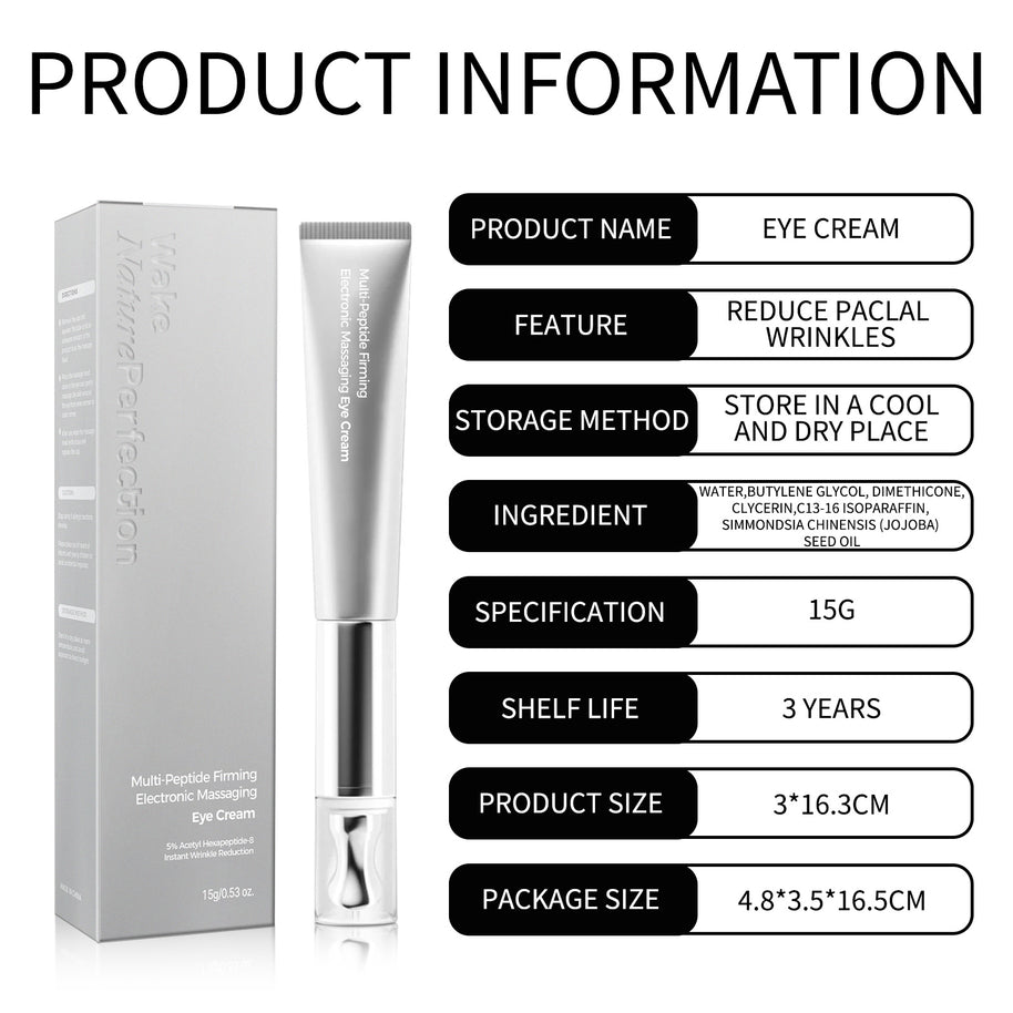 Multi-Peptide Anti-Wrinkle Massage Eye Cream - HaiyiBeauty