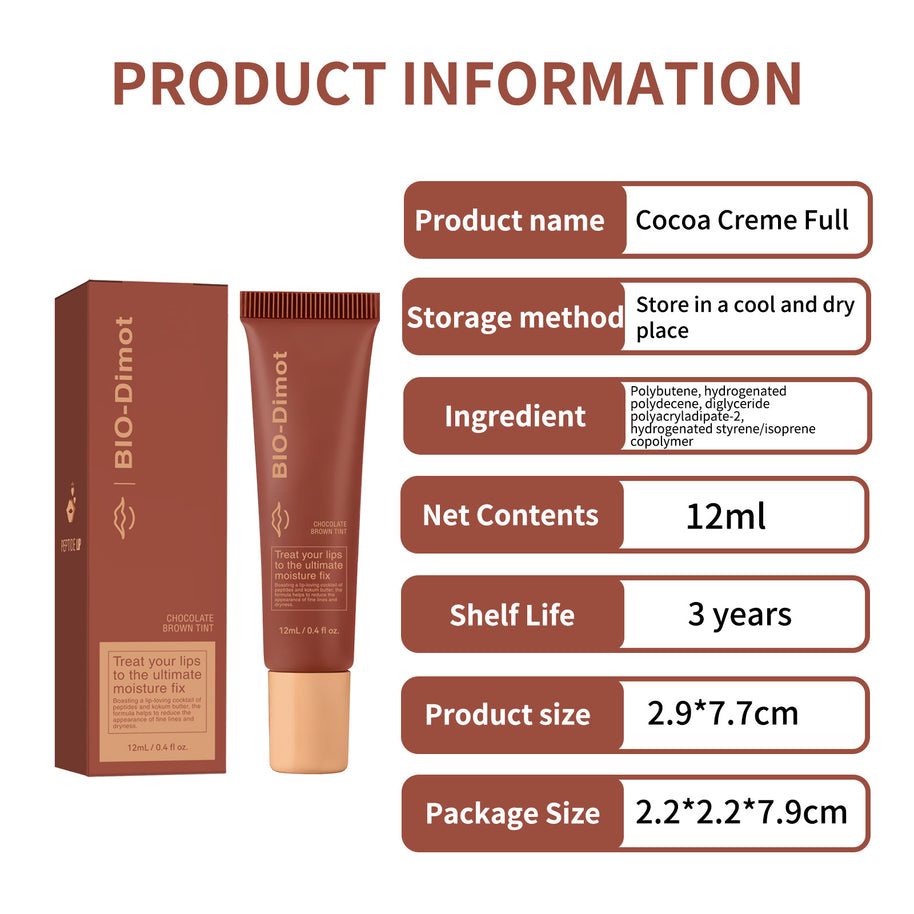 DIMOT Cocoa Cream Lipstick Reddish Brown - HaiyiBeauty