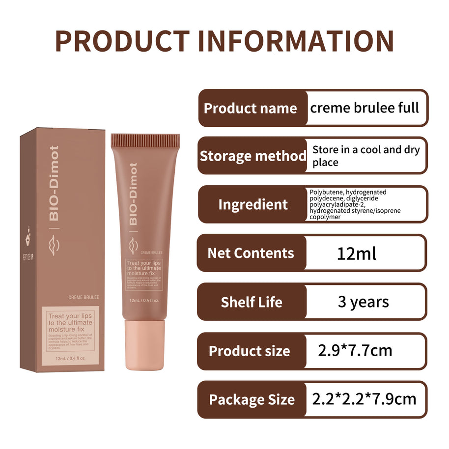 DIMOT Caramel Pudding Light Lipstick Brown - HaiyiBeauty