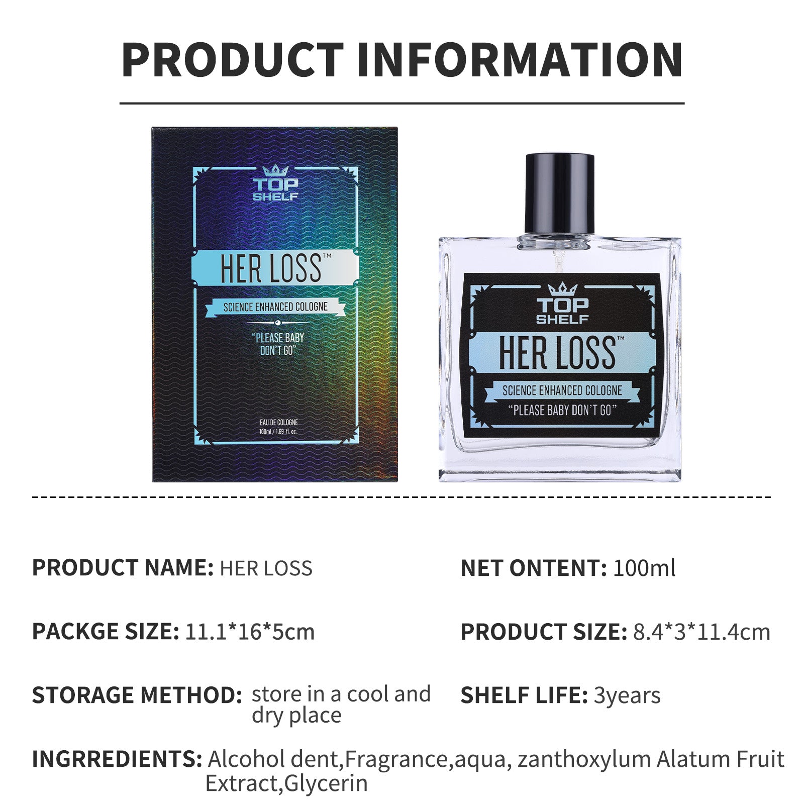 TOPSHELF Men's Pheromone Perfume