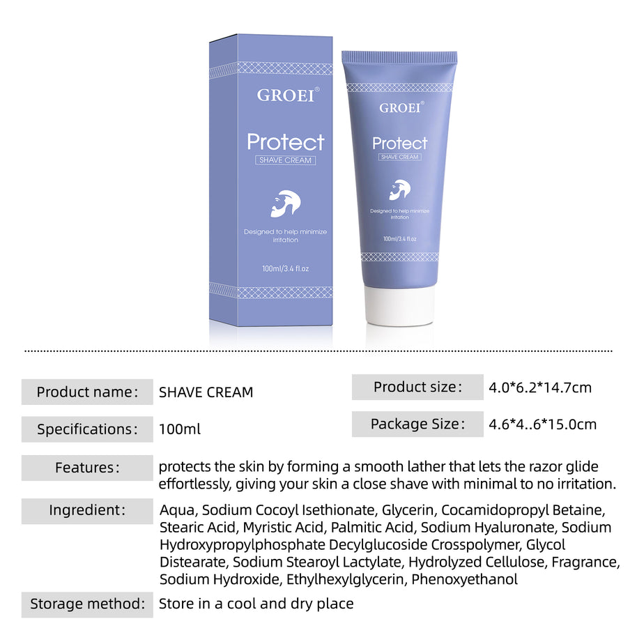 GROEI Shaving Cream - HaiyiBeauty