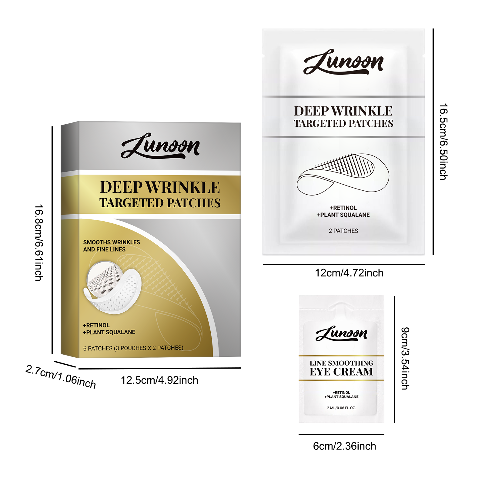 LUNOON Microneedle Fine Line Patch