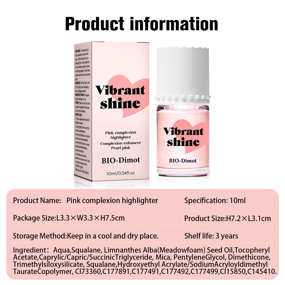 BIO-Dimot Pink Skin Highlighter - HaiyiBeauty