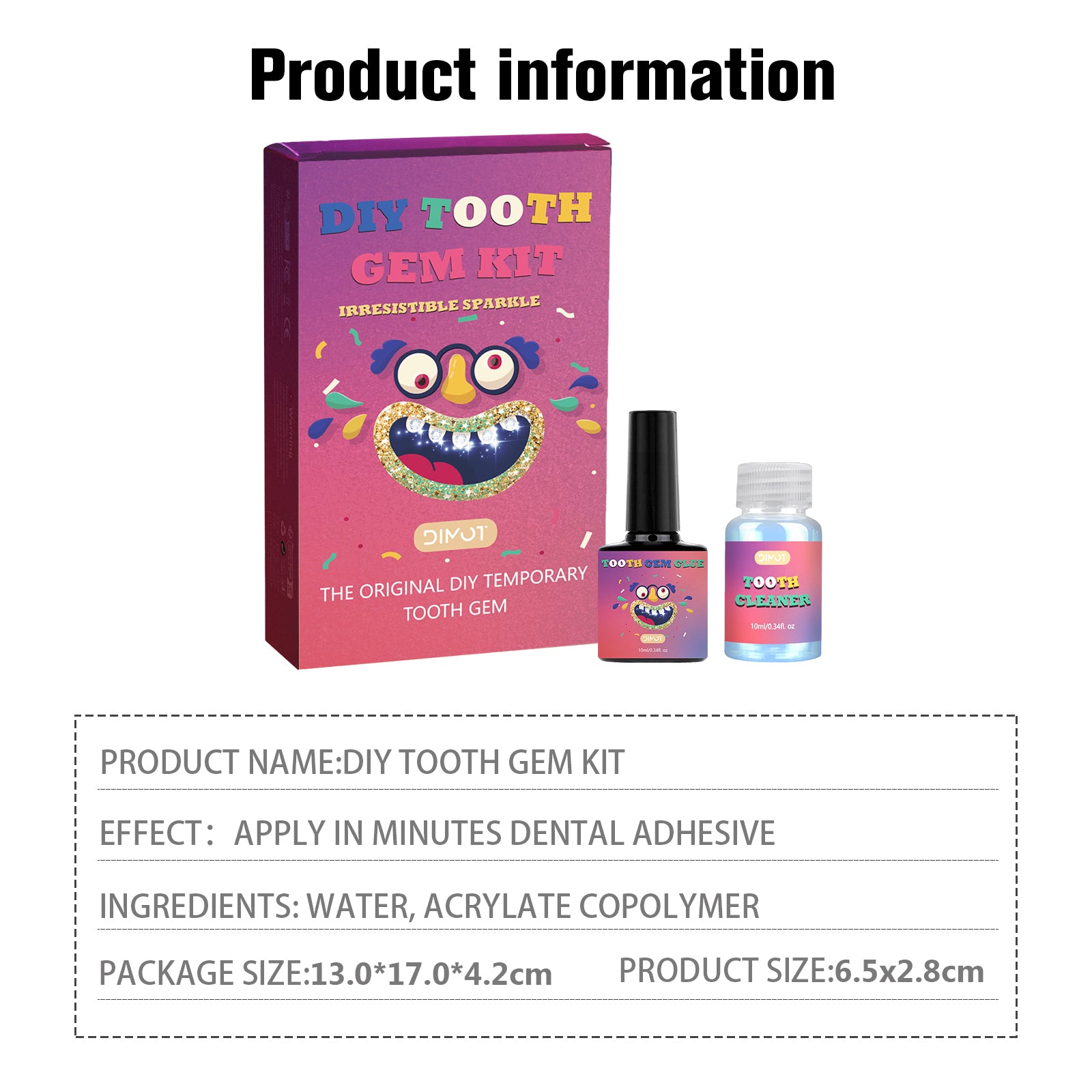 Dimot Tooth Gem Set - HaiyiBeauty