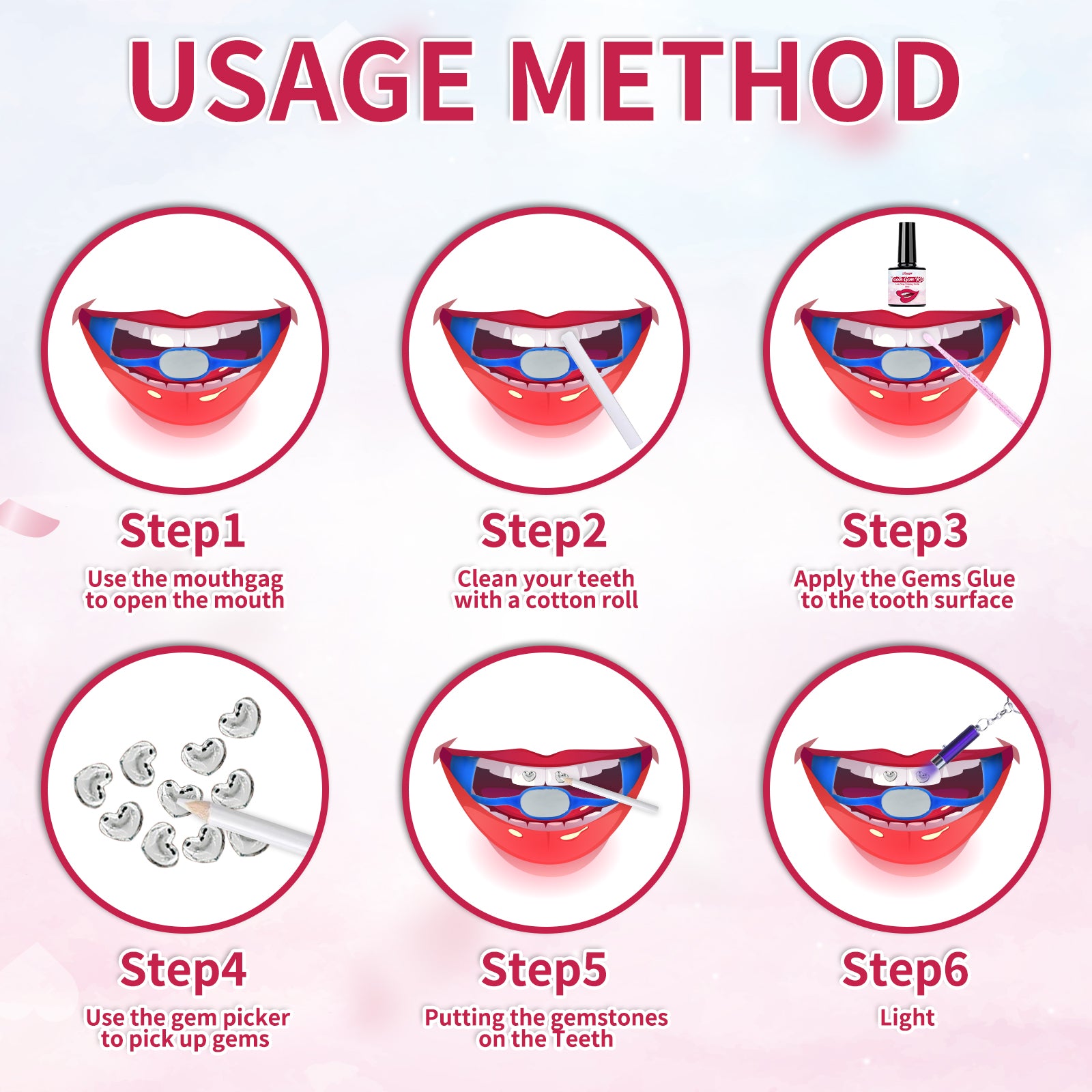 LUNOON Tooth Gem Kit - HaiyiBeauty