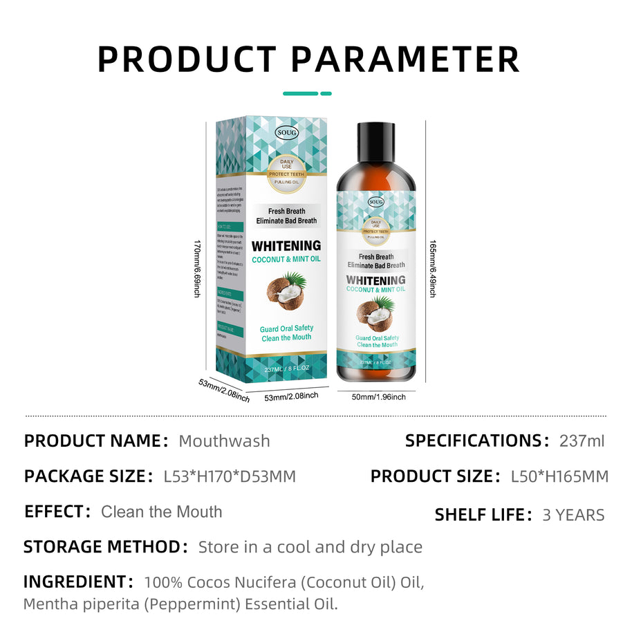 SOUG Coconut Mint Mouthwash - HaiyiBeauty