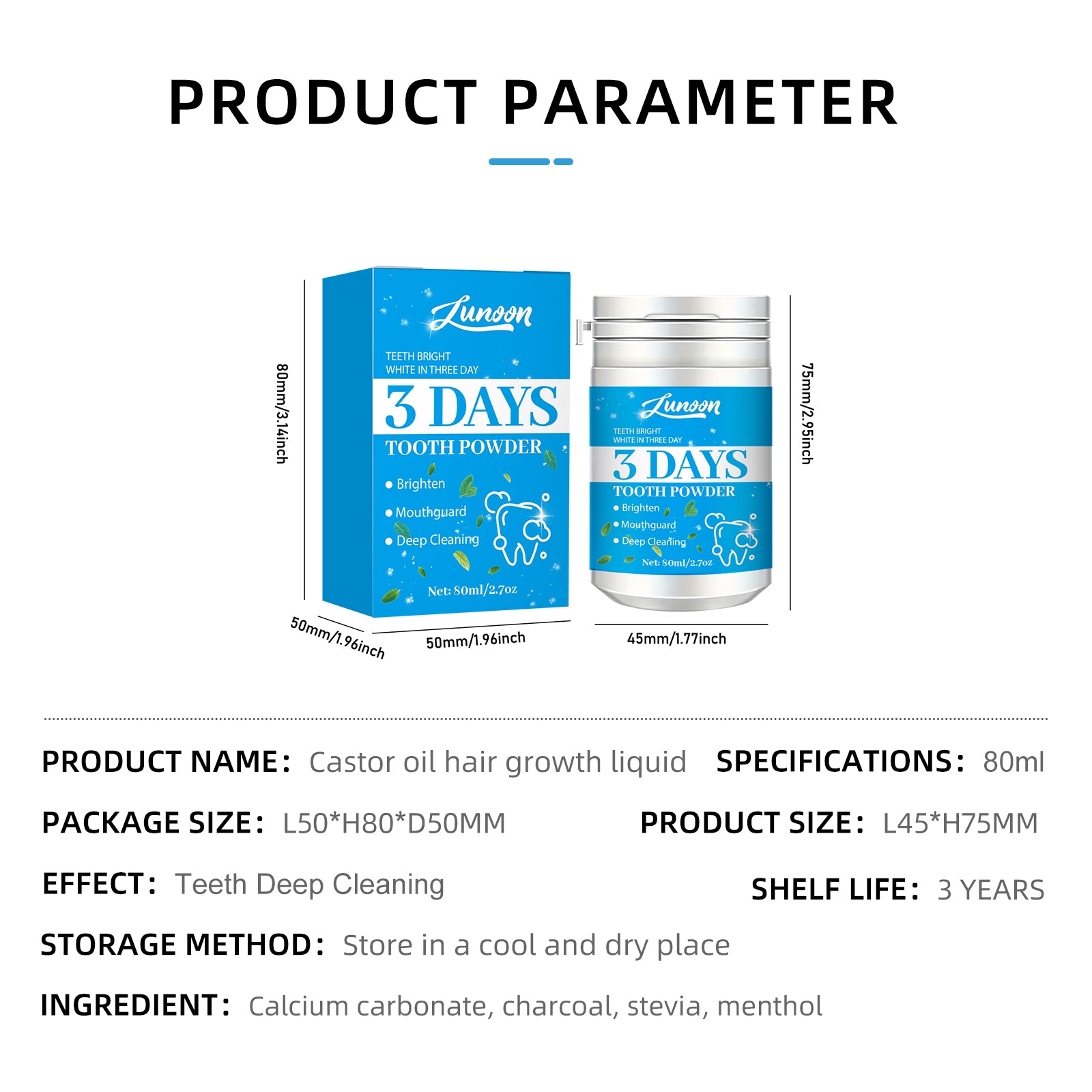 Whitening Tooth Powder - HaiyiBeauty