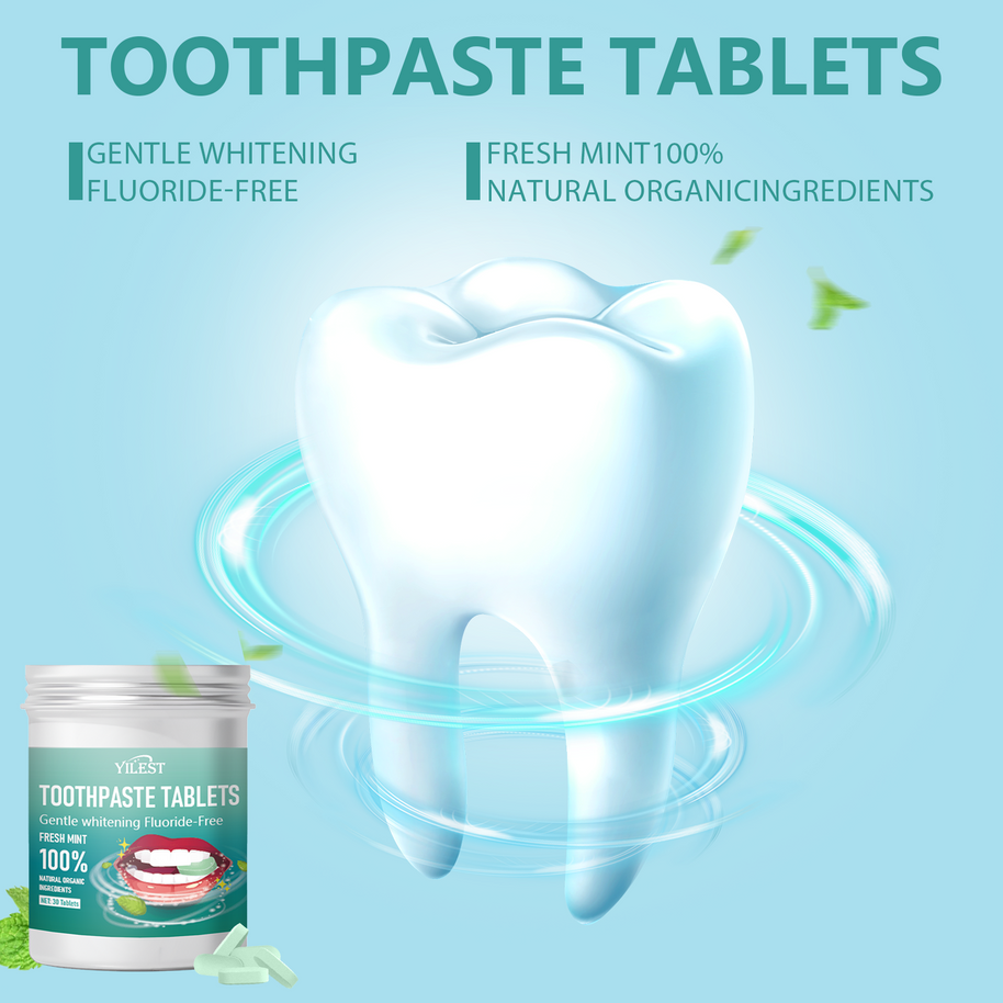 YILEST Mint Toothpaste Tablets - HaiyiBeauty