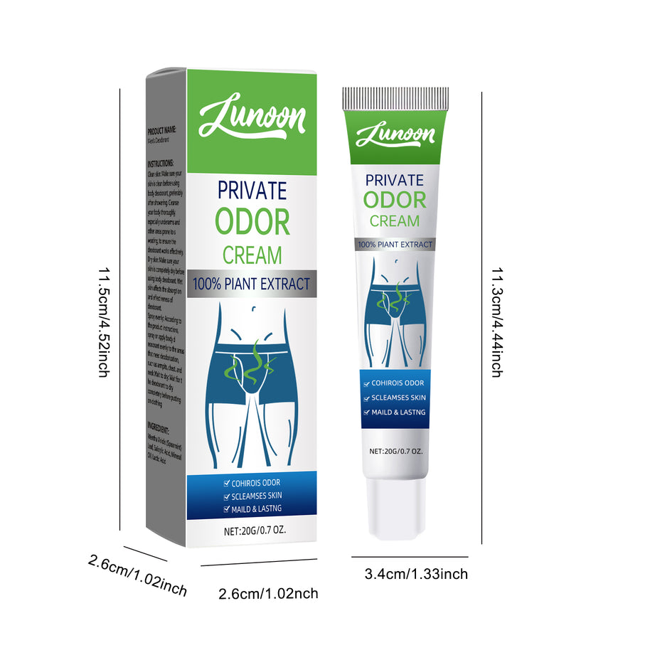 LUNOON Men's Private Deodorant Cream - HaiyiBeauty