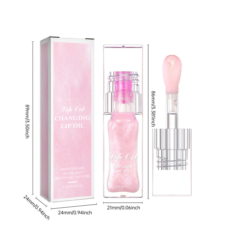 Pink Lip Gloss - HaiyiBeauty